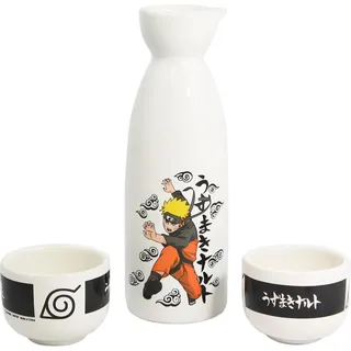Naruto Shippuden Keramik Sake Set Naruto - Schwarz, Weiß