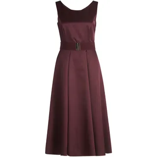 Cocktailkleid VERA MONT "Cocktailkleid mit Gürtel", Damen, Gr. 38, EURO, lila (strong aubergine), Obermaterial: 100% Polyester PES., Kleider Cocktailkleid