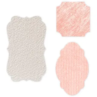INNSPIRO MISSKUTY Stanzschablone, dick, Zug, 3 Etiketten, 14 x 15,2 cm.