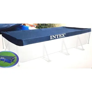 Intex 28037 Rectangular Pool Cover - Poolabdeckplane - 389x 184 cm - Für Rectangular Frame Pool