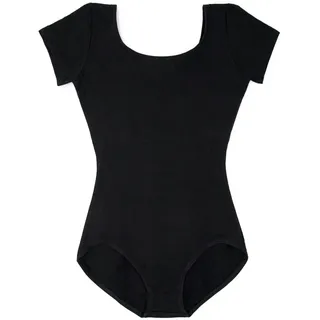 Capezio Women's Classic Damentrikot kurzärmlig, Schwarz, XS
