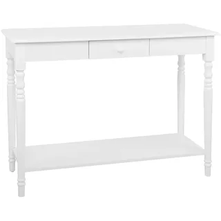 Beliani Tobago Konsolentisch 102x77x40 cm Weiß