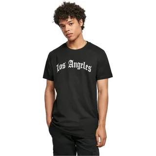 Mister Tee Herren T-Shirt Los Angeles Wording Tee Black M