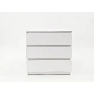 home collective Sideboard 70 x 77 x 40 cm Weiß
