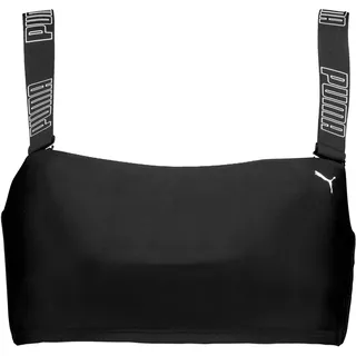 Puma Bandeau-Bikini-Top Damen Schwarz  L