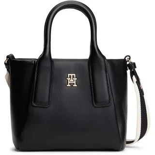 Tommy Hilfiger TH ESSENTIAL MINI TOTE Schultertasche Kunstleder Black