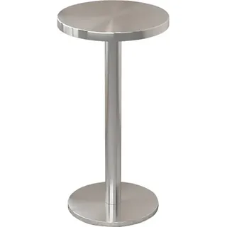 Gastronomiemöbel Bar Cafe Edelstahl Gastronomietisch Kleiner Rundtisch Esstisch Bistrotisch runder Tisch 40x75cmBXG-HY40