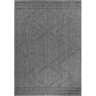Outdoor Teppich PATARA Grau 80 x 250 cm - Grau