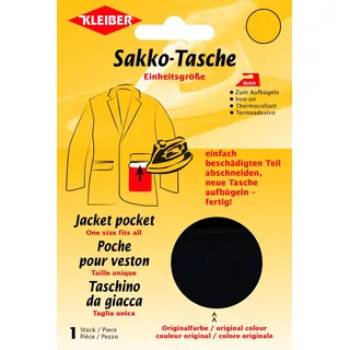 Kleiber Quick-Sakko-Tasche schwarz