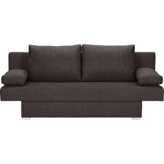 Carryhome SCHLAFSOFA Braun - 190x74-86x80 cm