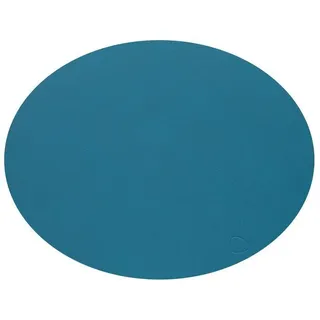 Tischset Platzset Oval L (35x46cm) Nupo Leder 2er Set LindDNA - petrol - 1