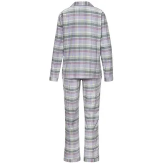 VIVANCE DREAMS Damen Pyjama lila-kariert Gr.38