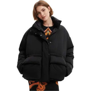 Desigual Boro Damen Winterjacke schwarz S - Schwarz
