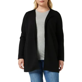 Vila Clothes Damen VINAJA NEW Long Jacket-NOOS Blazer, per Pack Schwarz (Black Black), 42 (Herstellergröße: XL)