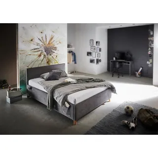 Meise Möbel Jugendbett COOL 120 x 200 cm Eiche grau