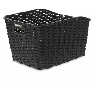 Basil Weave WP Fahrradkorb Hinterrad Schwarz