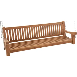 CLP Schaukelbank Joyce Teakholz wetterfest | Farbe teak Größe 200 cm - Braun