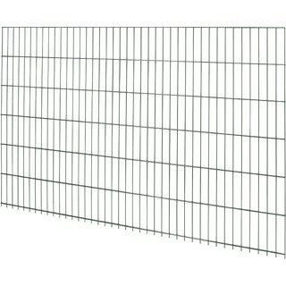 Floraworld Doppelstabmattenzaun grün 123 cm, x 201 cm