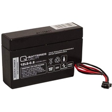 Q-Batteries 12LS-0.8 12V 0,8Ah AGM Blei-Vlies Akku für Heim & Haus Rolladen