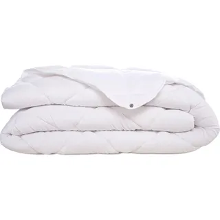 4-Jahreszeiten bettdecke 120 + 250 gr kinderbett 115x145 cm (Kinderbett) 100 % Mikrofaser (außen) 100 % Polyester (Füllung) Hergestellt in Europa - Weiß