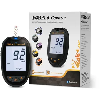 Fora 6 Connect Multi-Parameter mg/dl - Cholesterin-, Ketone-, Harnsäure-Messgerät 1 St