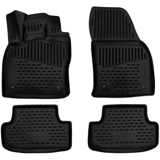 Element 3D Passgenaue Premium Antirutsch Gummimatten Fußmatten Audi Q2 2016->,