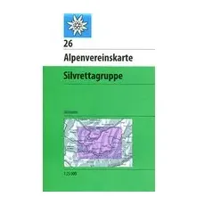 DAV AV-Karte 26 Silvrettagruppe, Skirouten - One Size