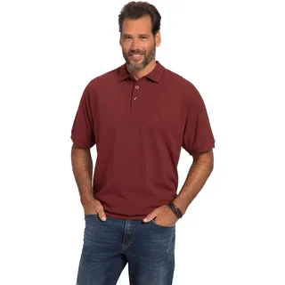 JP 1880 Herren große Größen Übergrößen Menswear L-8XL Poloshirt, Basic, Bauchfit, Piqué, XXL bis 10XL dunkel kirschrot 3XL 712617349-3XL