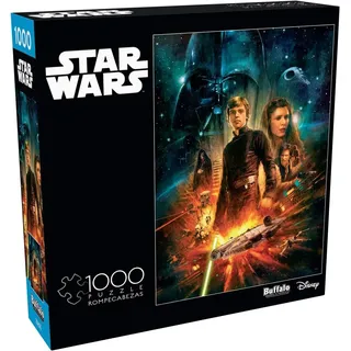 Buffalo Games - Star Wars - Das Schicksal eines Jedi - 1000-teiliges Puzzle für Erwachsene, herausforderndes Puzzle, perfekt für Spieleabende - Fertige Größe 26,75 x 19,75 cm