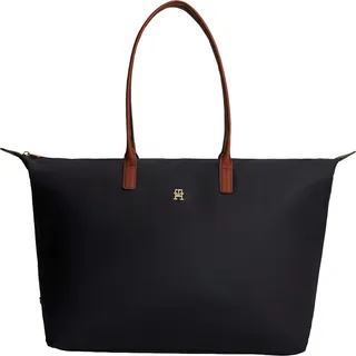 TOMMY HILFIGER POPETTE MAXI TOTE Blau - Braun, Schwarz