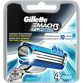 Rasierklingen Mach3 Turbo 4 St.