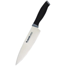 Marietti 1232TP CUCINA Kochmesser, Glatte Klinge, Schwarz/Grau, 20cm Klingenlänge