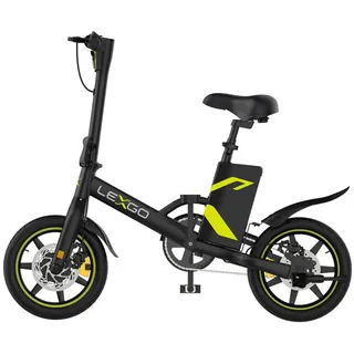 Elektrofahrrad , Schwarz , Metall , 117x56x102 cm , Freizeit & Co, Sport & Fitness, Fahrräder