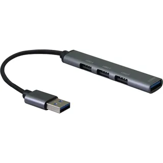 STANDARD USB 3.0 Hub, USB-A Anschluss, 4x USB-A Ports (3x USB 2.0 + 1x USB 3.2 Gen1)