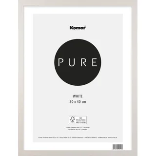 KOMAR Pure Modern Weiß 30x40 cm 2er Set