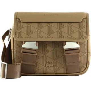 Lacoste The Blend - Umhängetasche 21.5 cm (mono viennois otter) - Braun