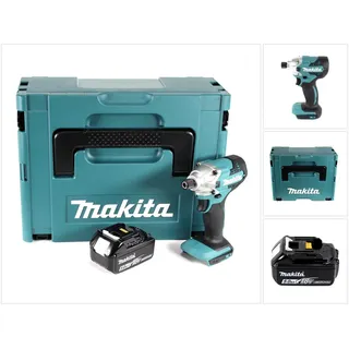 Makita Makita, DTD 156 T1J Akku Schlagschrauber 18V 155Nm + 1x Akku 5,0Ah - ohne Ladegerät