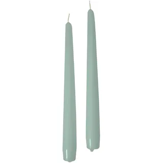Spitzkerzen, Vintage Green, Durchmesser 2.2 cm, Höhe 30 cm, 12 Stück