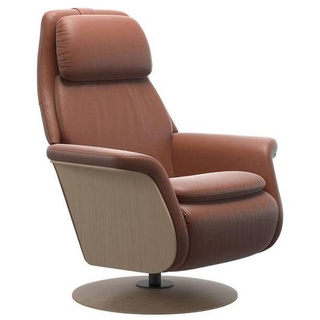 Stressless Relaxsessel , Braun , Leder , Echtleder , Rindleder , Uni , 92x117x96 cm , Fußauswahl, Lederauswahl, Relaxfunktion , Wohnzimmer, Sessel, Ledersessel