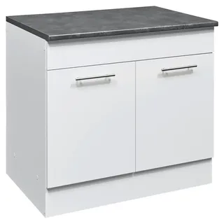 MID.YOU Spülenschrank 100 x 90 x 60 cm Grau