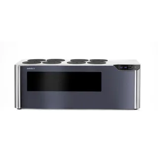 HENDI Theken-Weinkühler Cellar, 2 Zonen, Arktic, Schwarz, 220-240V/60W, 800x350x(H)293mm, - Schwarz