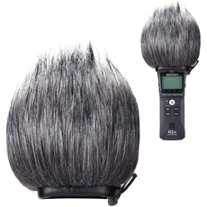 YOUSHARES Zoom H1n Recorder Furry Windscreen Muff Pop Filter - Outdoor Mikrofon Fell Windschutz Pop-Schutz für Zoom H1n & H1 Handlicher Tragbarer Rekorder