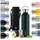 500ml doppelwandige Trinkflasche Edelstahl 500ml Isolierflasche 500ml BPA frei Edelstahl Trinkflasche Teeflasche Trinkflasche Thermo 500ml Sportflasche Dark Green