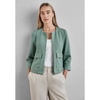 STREET ONE Damen A321942 Offene Jacke, Seafoam Green, 42