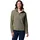 Damen Fleecejacke stone green L