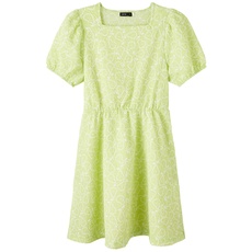 NAME IT Mädchen NLFHUICE SS Dress Kleid, Shadow Lime, 176