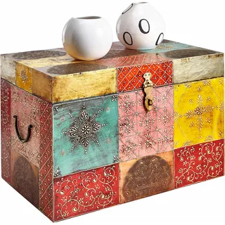 OTTO home Truhenbank Vivek Bunt 56 x 33 x 36 cm