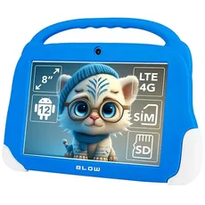 Bild Tablet KidsTAB8 4G BLOW 4/64GB blue + case (4G, 7.99", 64 GB Schwarz