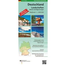 Deutschland Landschaften 1:1 000 000