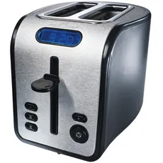 Proficook PC-TA 1011, Toaster, Schwarz, Silber